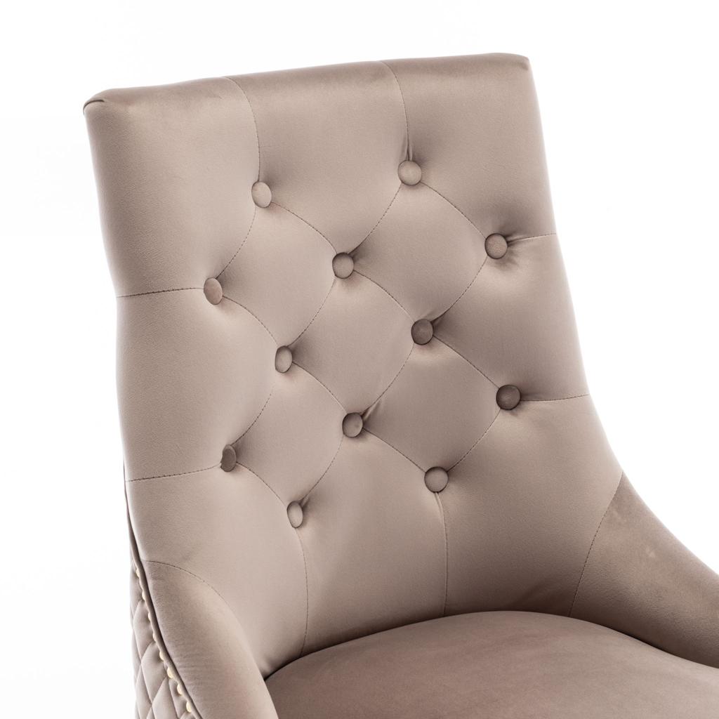 Chaise marron