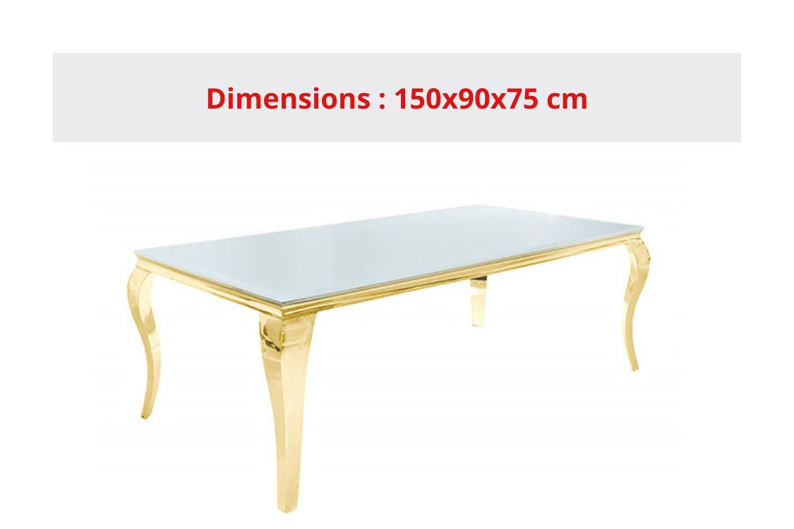 Table Baroque Blanche